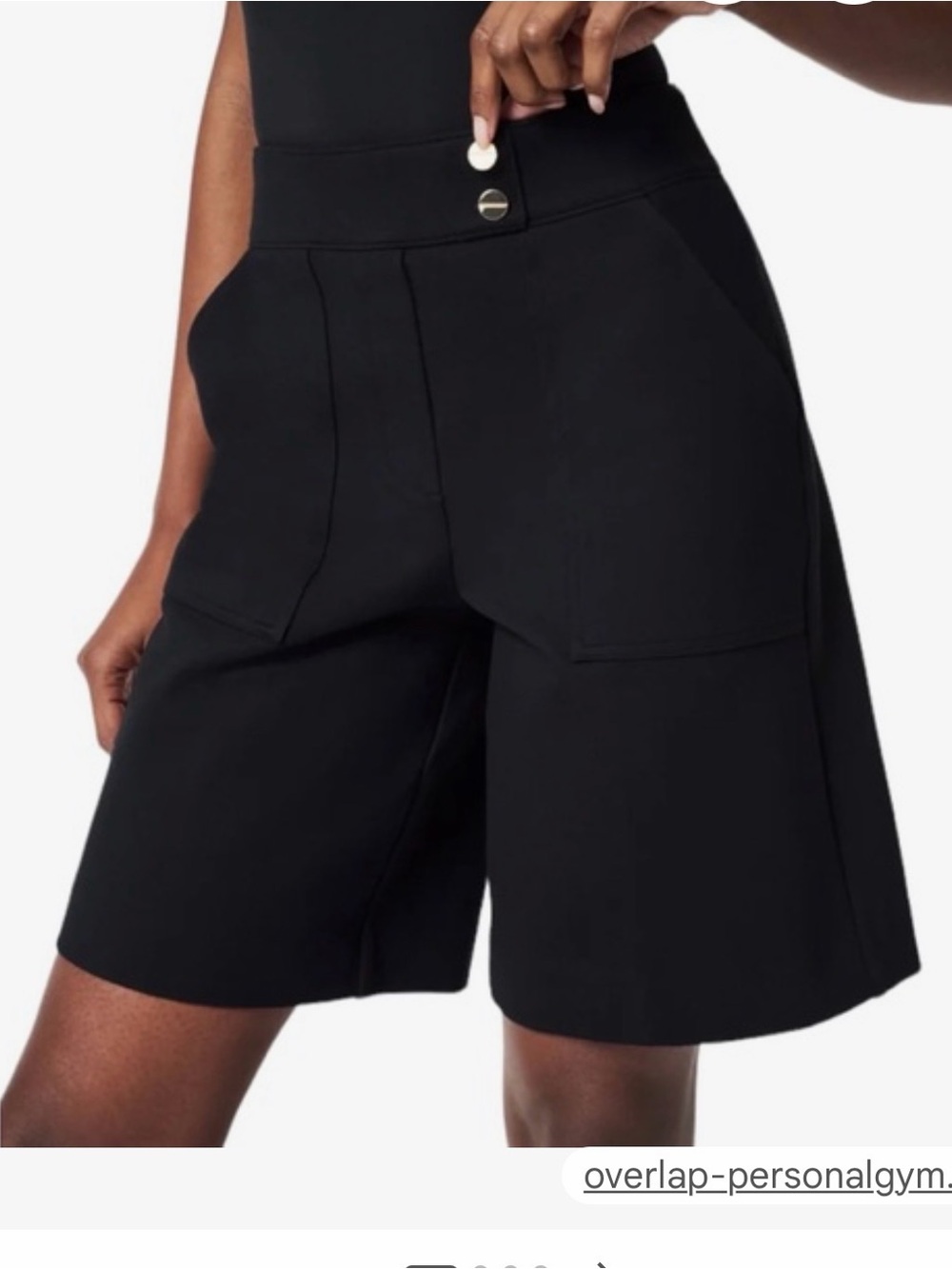 SPANX Button Tab Ponte Shorts XL